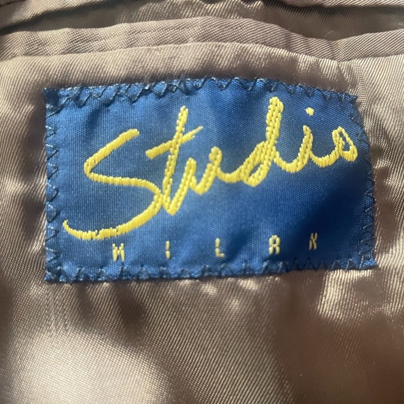 Lora Piana Italian Cashmere Blazer Sport jacket Silk Lined Studio Milan 44 Long - Picture 5 of 10